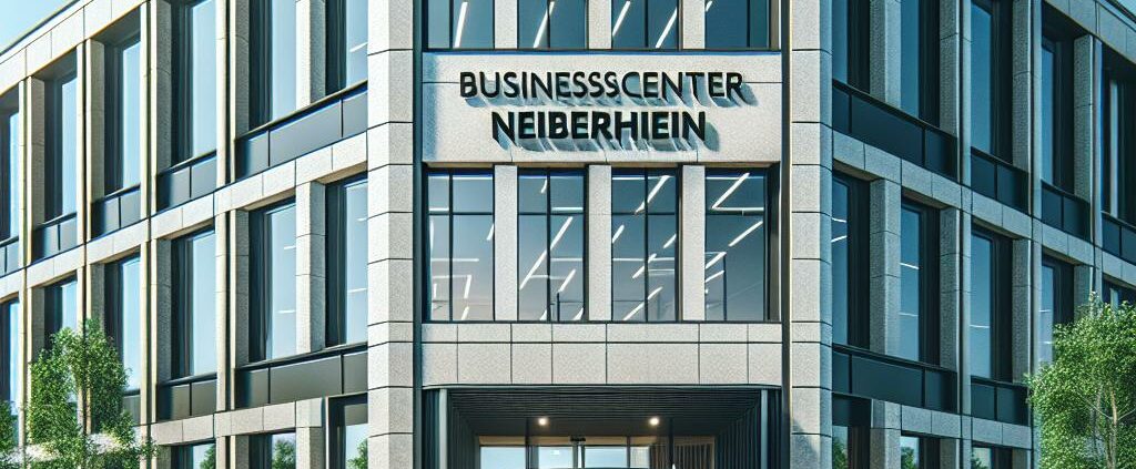 Professionelles Bürogebäude des Businesscenters Niederrhein als ideale Wahl für die Gewerbeanmeldung