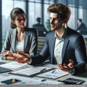 UG設立に関する協議 起業家的会社(UG)の設立に関する創業者と税務顧問との間の相談。