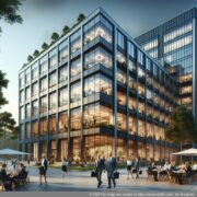 Прафесійная штаб-кватэра Прафесійная штаб-кватэра кампаніі: сімвалічны вобраз для паспяховай карпаратыўнай прысутнасці.