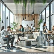 Professionelle Büroumgebung im Büroservice Gewerbe am Niederrhein mit modernen Arbeitsplätzen.