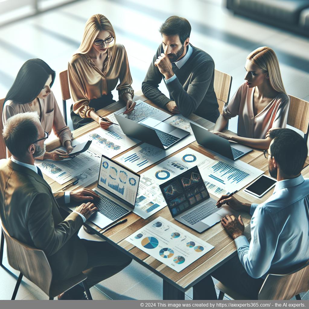 Team diskutiert Pläne zur Gründung einer UG mit Dokumenten auf dem Tisch.