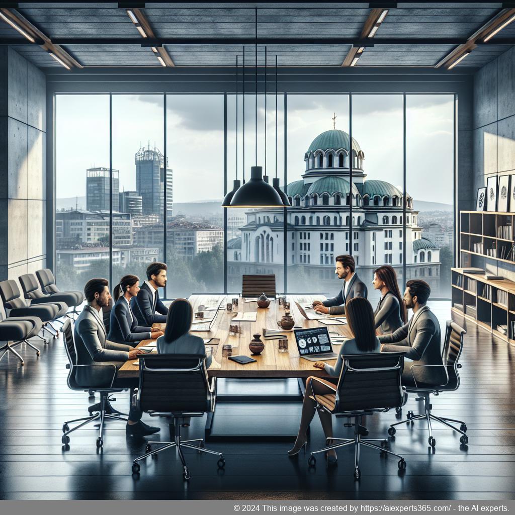 Grafik zur Unternehmensgründung in Bulgarien mit Fokus auf Finanzierungsmöglichkeiten und Förderungen.