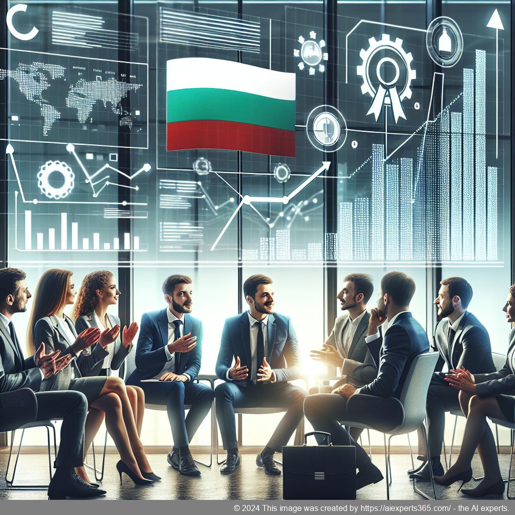 Grafik zur Unternehmensgründung in Bulgarien mit Fokus auf Wachstumsbranchen.