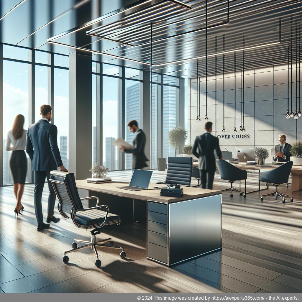 Professionelle Darstellung eines modernen Büros mit Fokus auf eine ladungsfähige Geschäftsadresse zur Unterstützung von Gründern.