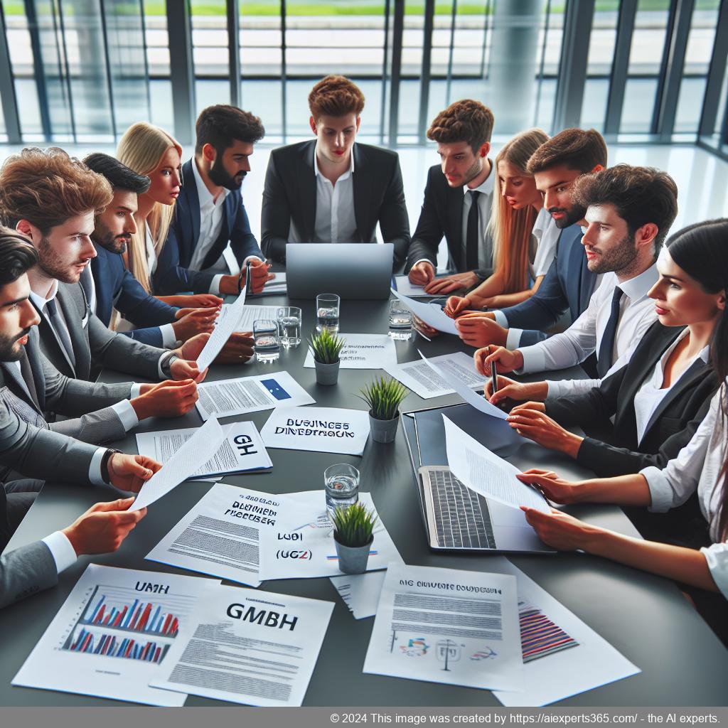 Grafik zur GmbH Gründung mit Vergleich zwischen GmbH und UG als Rechtsformen für Start-ups.