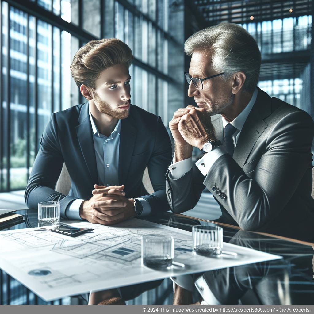 Person erhält Beratung von einem Experten im Bereich Gründungsberatung