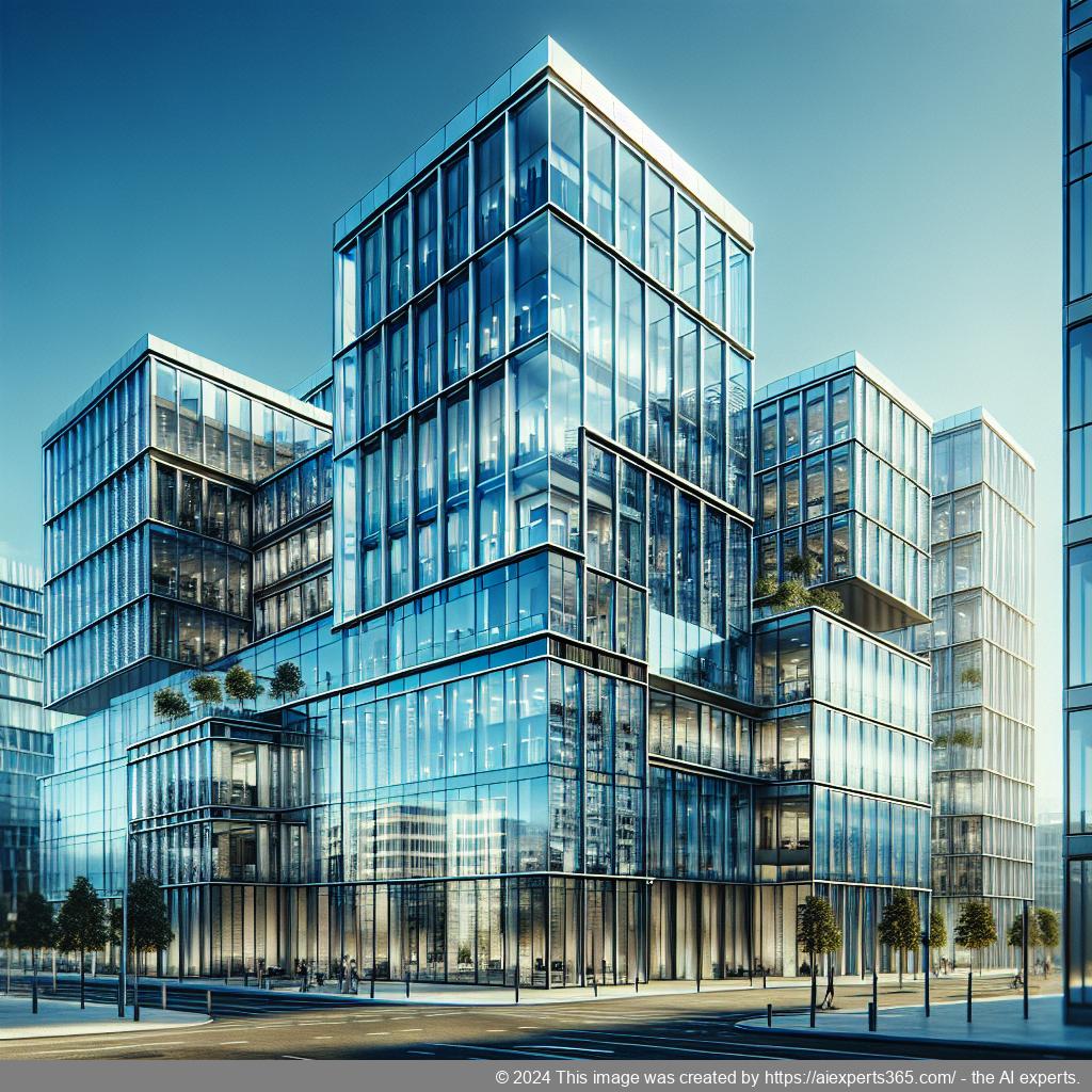 Symbolbild eines modern gestalteten Bürogebäudes als repräsentative Firmensitzadresse