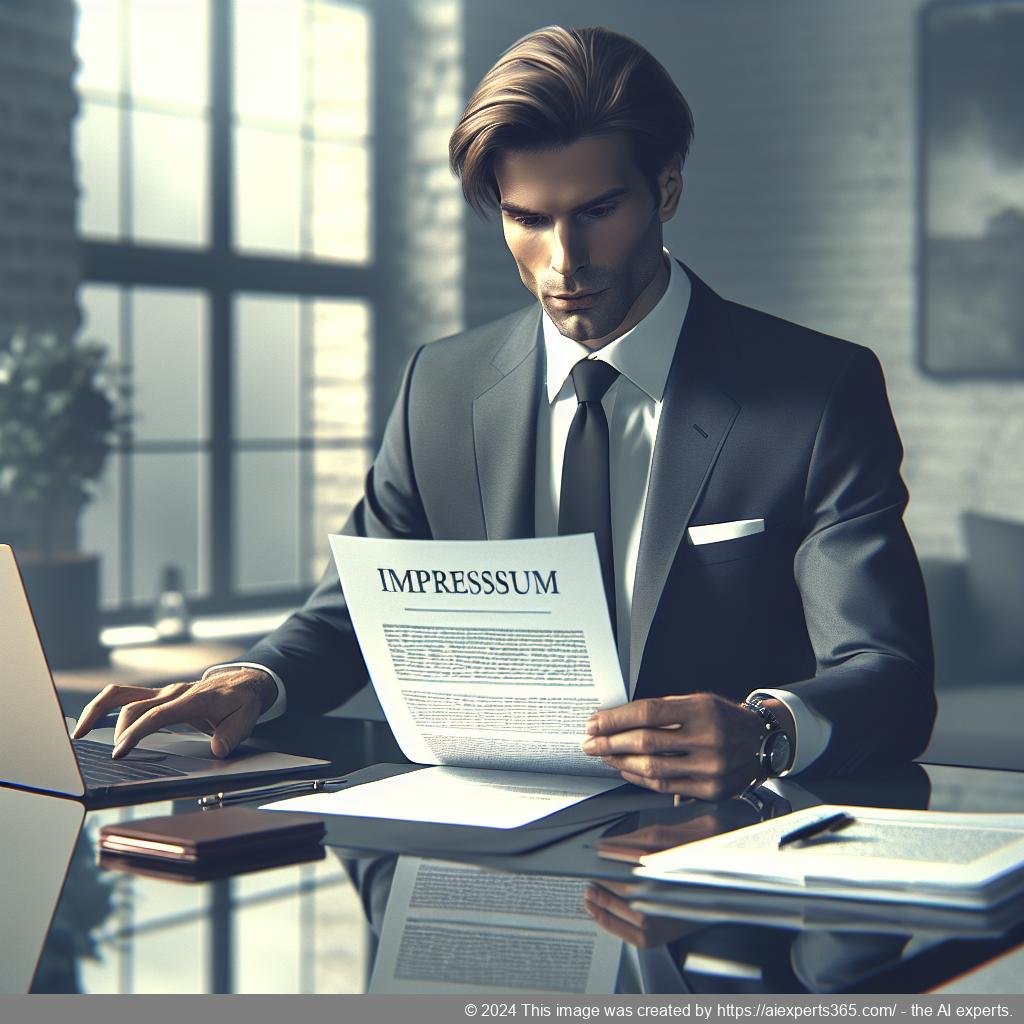 Professionelles Impressum mit Fokus auf private Adresse für Datenschutz und Vertrauensbildung.