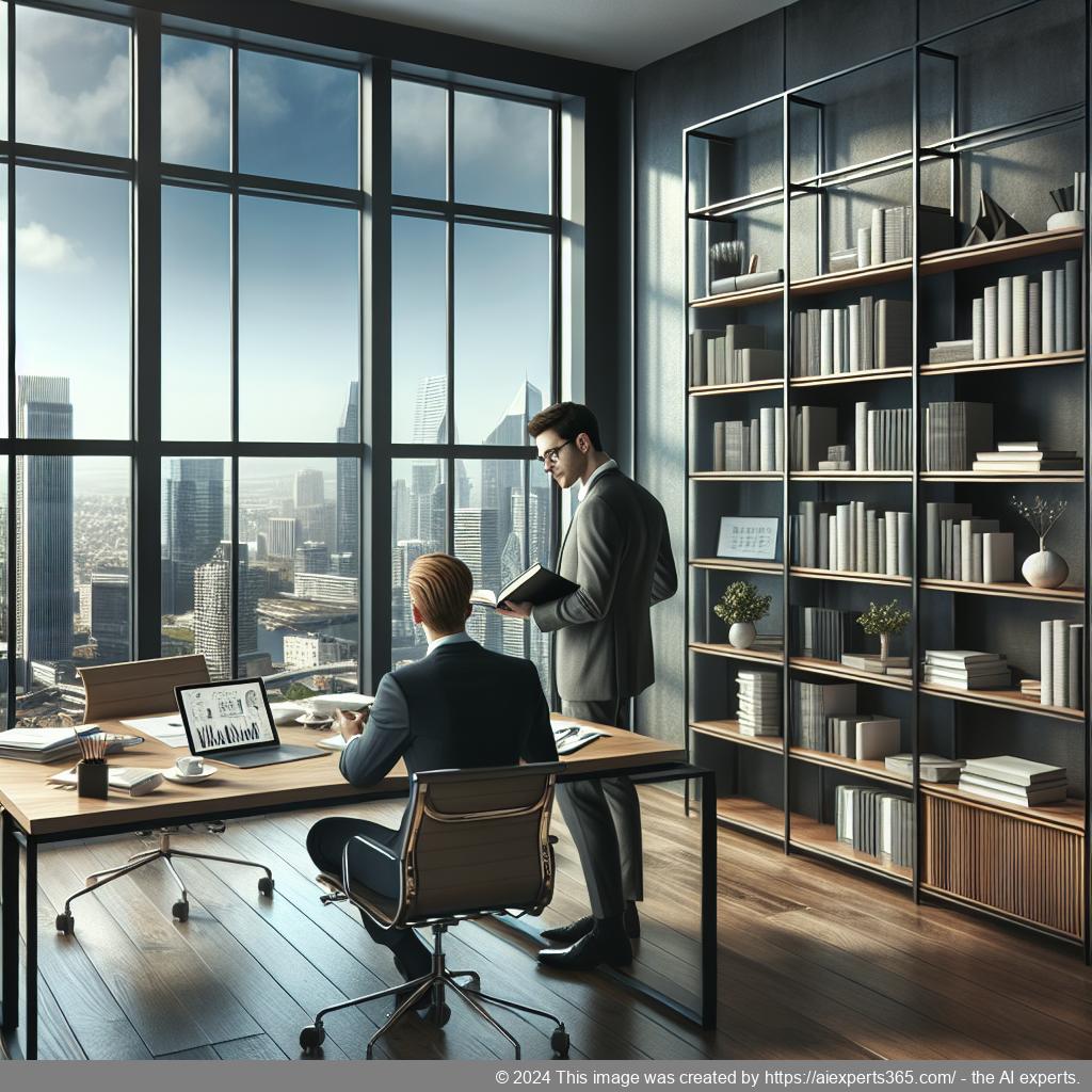 Professionelle Darstellung einer modernen Büroeinrichtung mit Fokus auf eine ladungsfähige Geschäftsadresse als Symbol für unternehmerischen Erfolg.