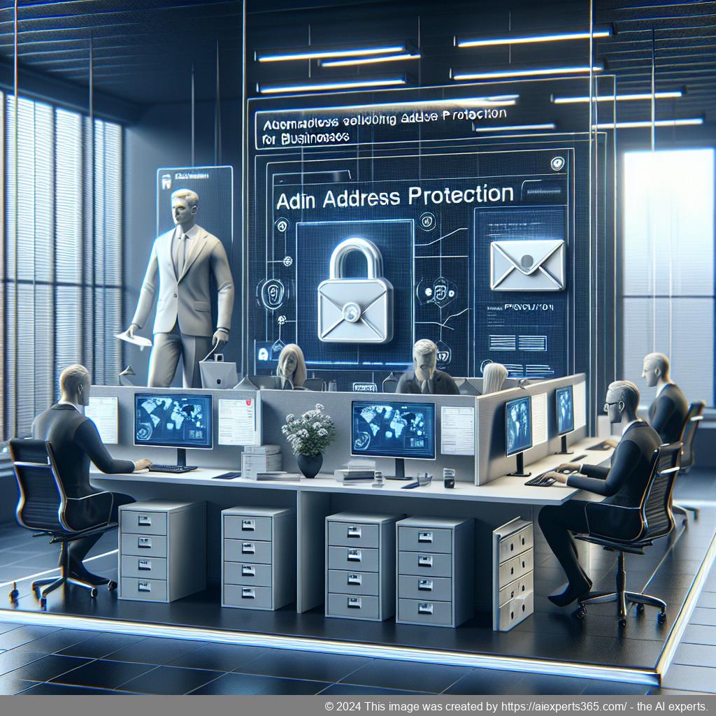 Professionelle Darstellung des Themas Adressschutz: Eine virtuelle Geschäftsadresse schützt persönliche Daten von Unternehmern.