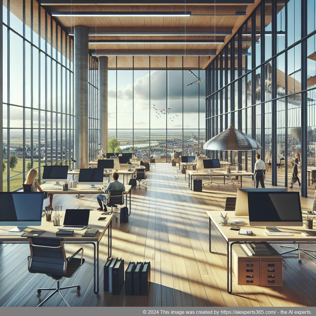 Illustration einer virtuellen Büroadresse im kreativen Umfeld des Niederrheins