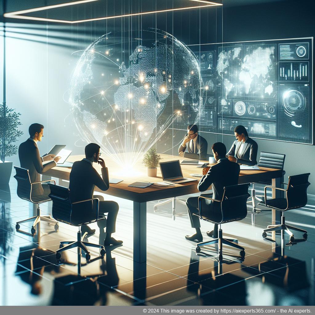 Professionelle Darstellung eines Unternehmens mit einer virtuellen Geschäftsadresse.