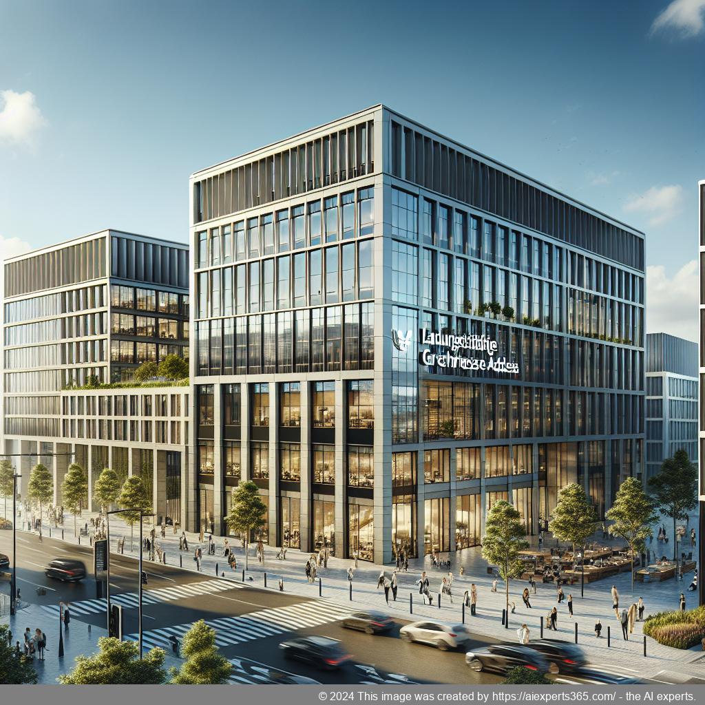 Professionelles Bürogebäude als Beispiel für eine ladungsfähige Geschäftsadresse