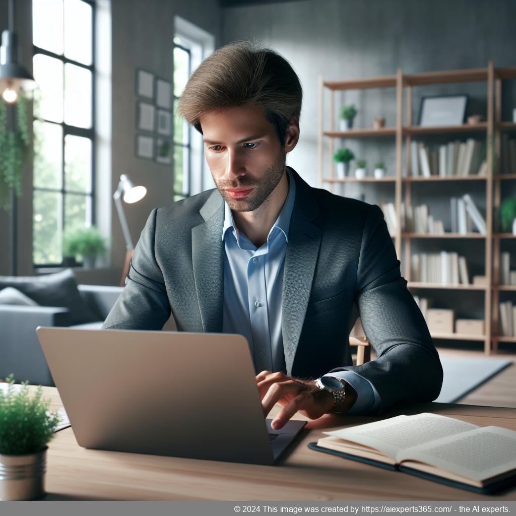 Professionelle Darstellung eines Einzelunternehmers mit virtueller Geschäftsadresse.