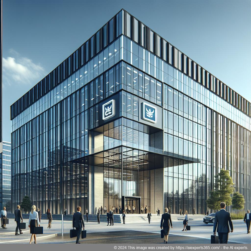 Professionelles Bürogebäude repräsentiert eine ladungsfähige Geschäftsadresse für eine GmbH