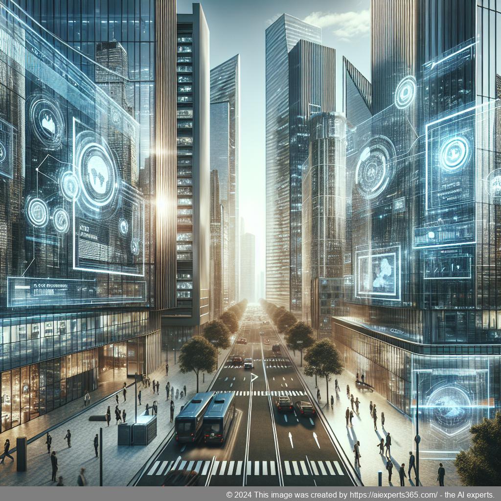 Illustration einer virtuellen Geschäftsadresse in einer renommierten Lage