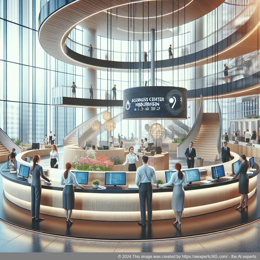 Professionelle Darstellung eines modernen Büros mit einem Fokus auf virtuelle Geschäftsadressen im Business Center Niederrhein.