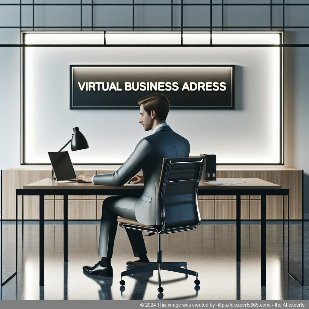 Professionelle Darstellung eines Unternehmens mit einer virtuellen Geschäftsadresse zur Kostensenkung.