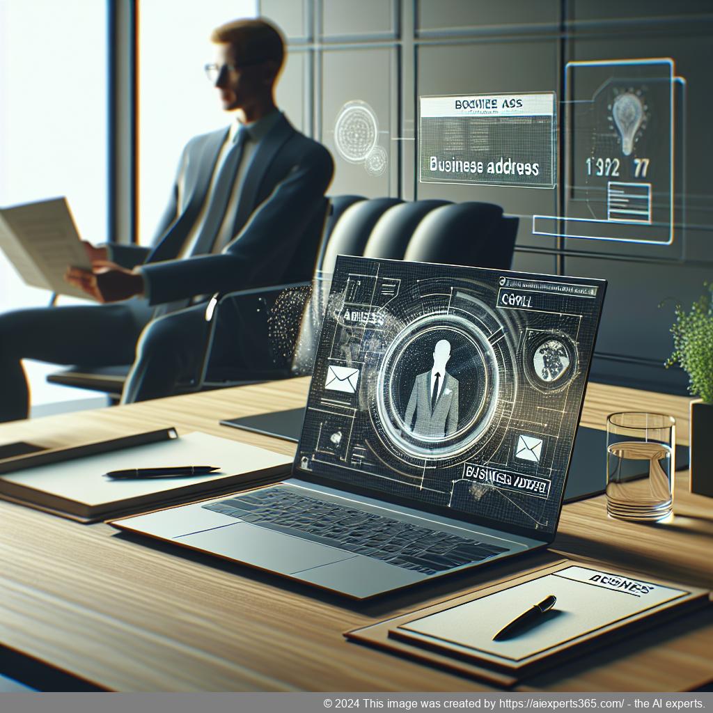 Grafik zur Erklärung der Vorteile einer virtuellen Geschäftsadresse zum Schutz der Privatsphäre von Unternehmern.