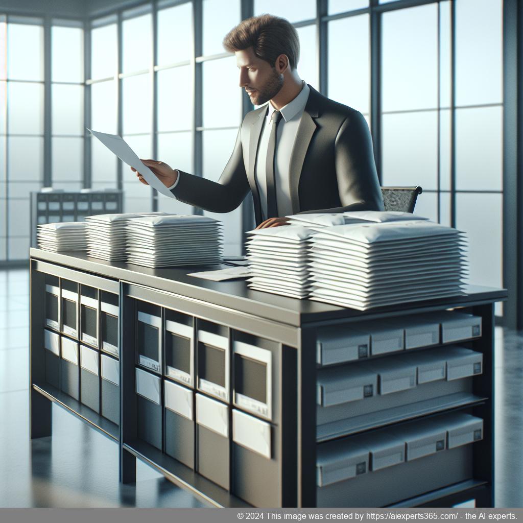 Grafik zur effizienten Postannahme und Weiterleitung für Gründer mit einem Fokus auf Datenschutz.