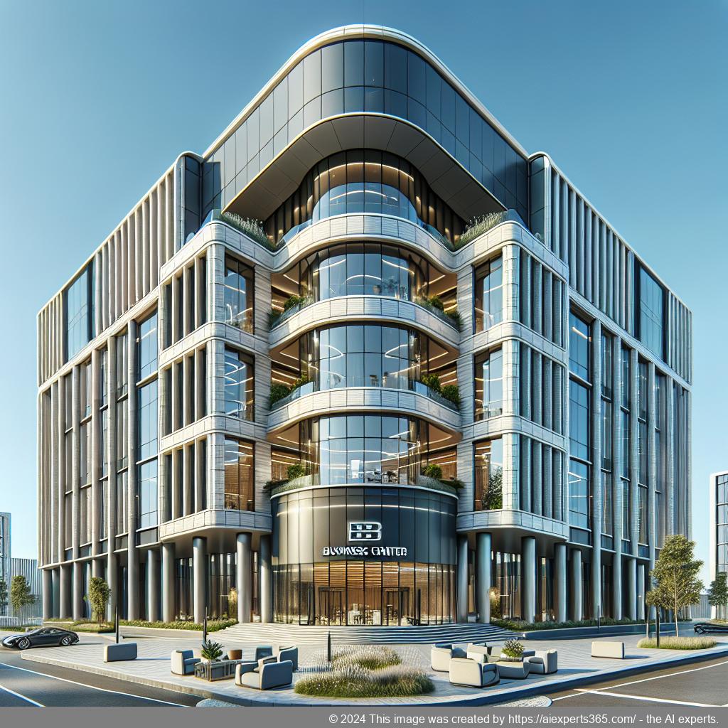 Bürogebäude repräsentiert professionelle Geschäftsadresse für Einzelunternehmer