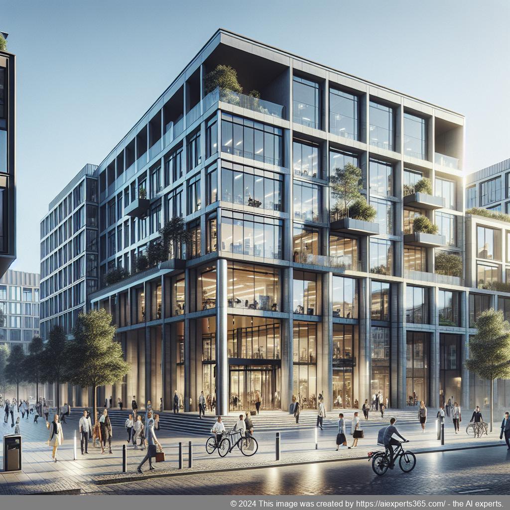 Bürogebäude im Zentrum von Köln symbolisiert professionelle Geschäftsadressen