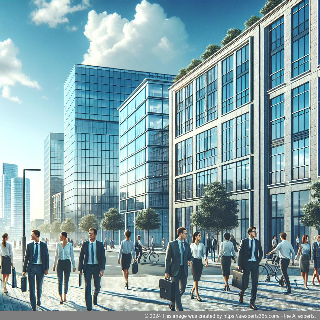 Blick auf moderne Bürogebäude in Köln als Symbol für das Mieten einer professionellen Geschäftsadresse