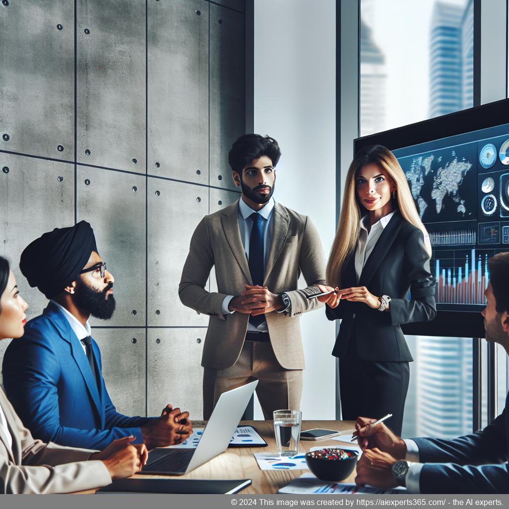 Berater präsentiert effektive Marketingstrategien für eine erfolgreiche GmbH Gründung