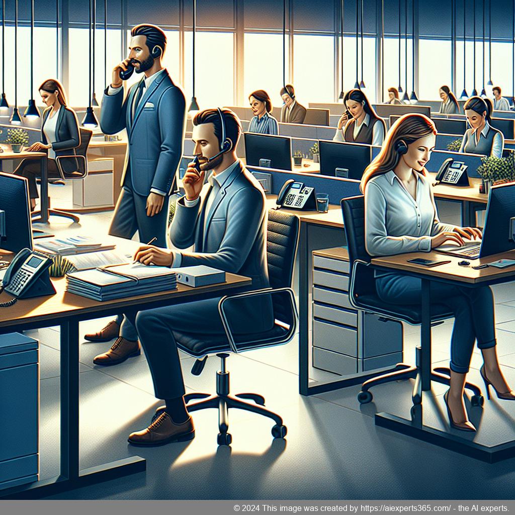 Professionelle Darstellung eines virtuellen Büroservices mit Fokus auf Effizienz und Flexibilität.