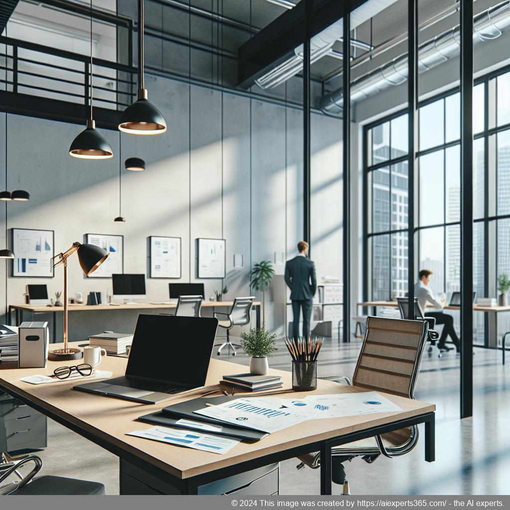 Professionelle Darstellung eines modernen Arbeitsumfelds mit Fokus auf virtuelle Büroadressen für Start-ups.