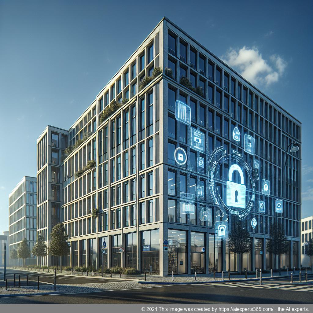 Symbolbild einer geschützten Impressumsadresse mit Datenschutzelementen vor dem Hintergrund des Niederrheins.