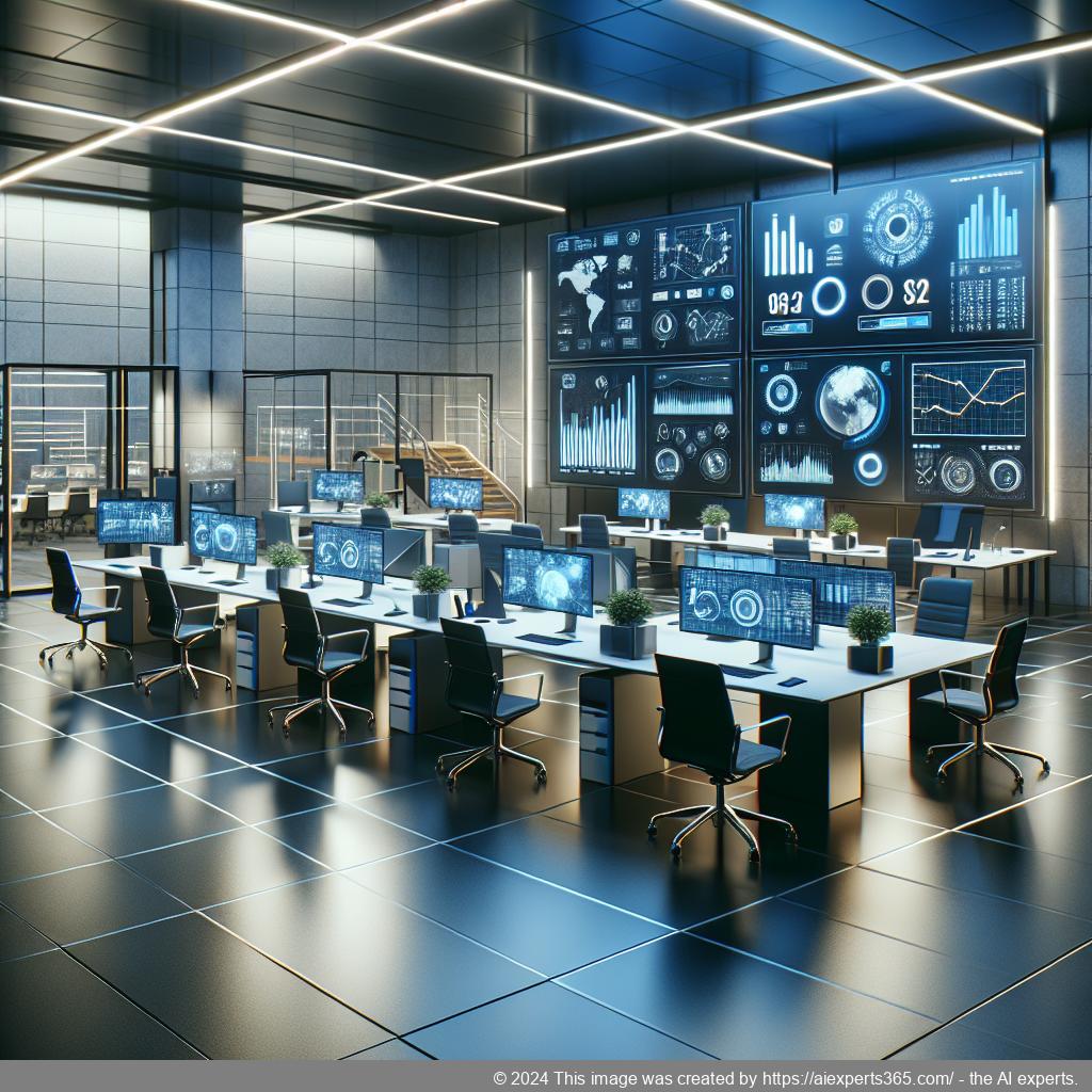 Professioneller Firmensitz mit moderner Ausstattung symbolisiert durch virtuelle Dienste