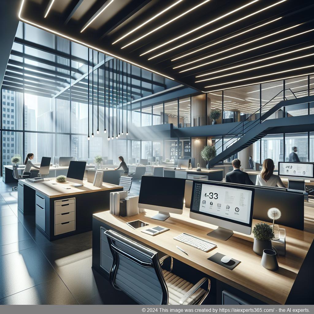 Modernes Arbeitsumfeld mit Fokus auf virtual office Lösungen