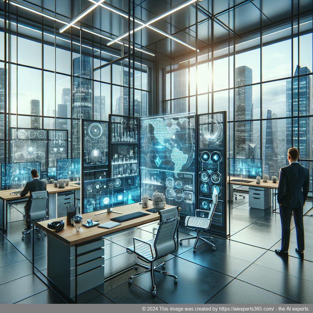 Grafische Darstellung eines virtuellen Firmensitzes symbolisiert durch eine stilisierte Adresse auf einem digitalen Bildschirm