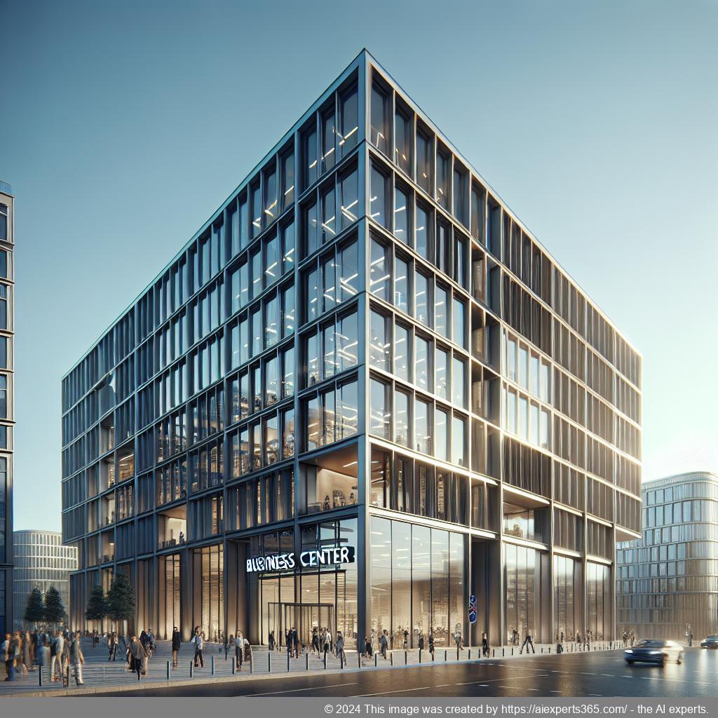 Bild eines modernen Business Centers als Beispiel für eine professionelle geschäftliche Anschrift