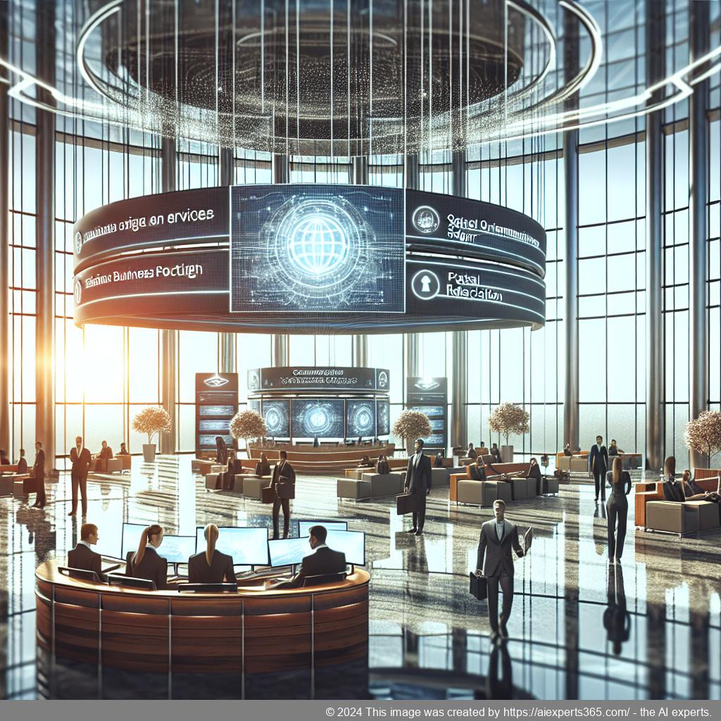 Modernes Bürokonzept des virtuellen Unternehmenssitzes im Businesscenter Niederrhein