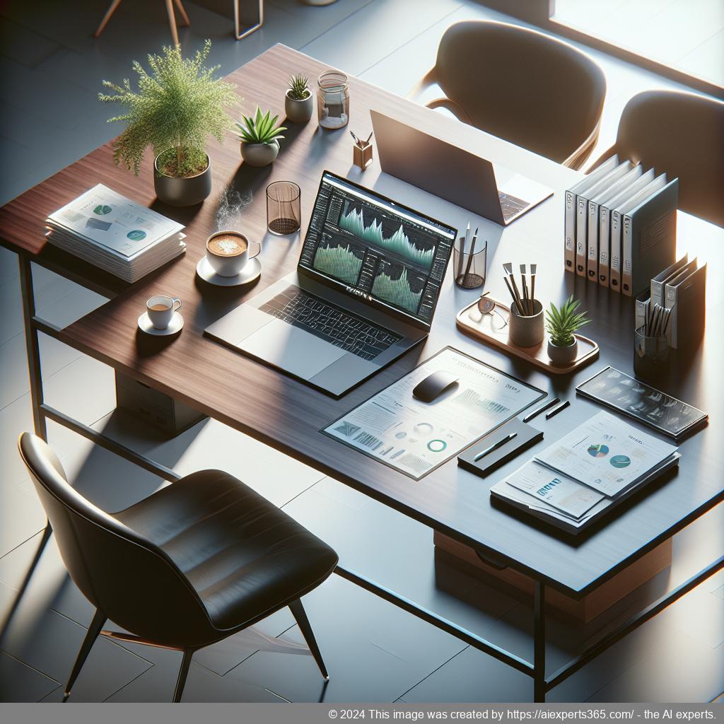 Professionelle Darstellung eines virtuellen Büros mit Fokus auf Kosteneffizienz und Flexibilität für Unternehmer.