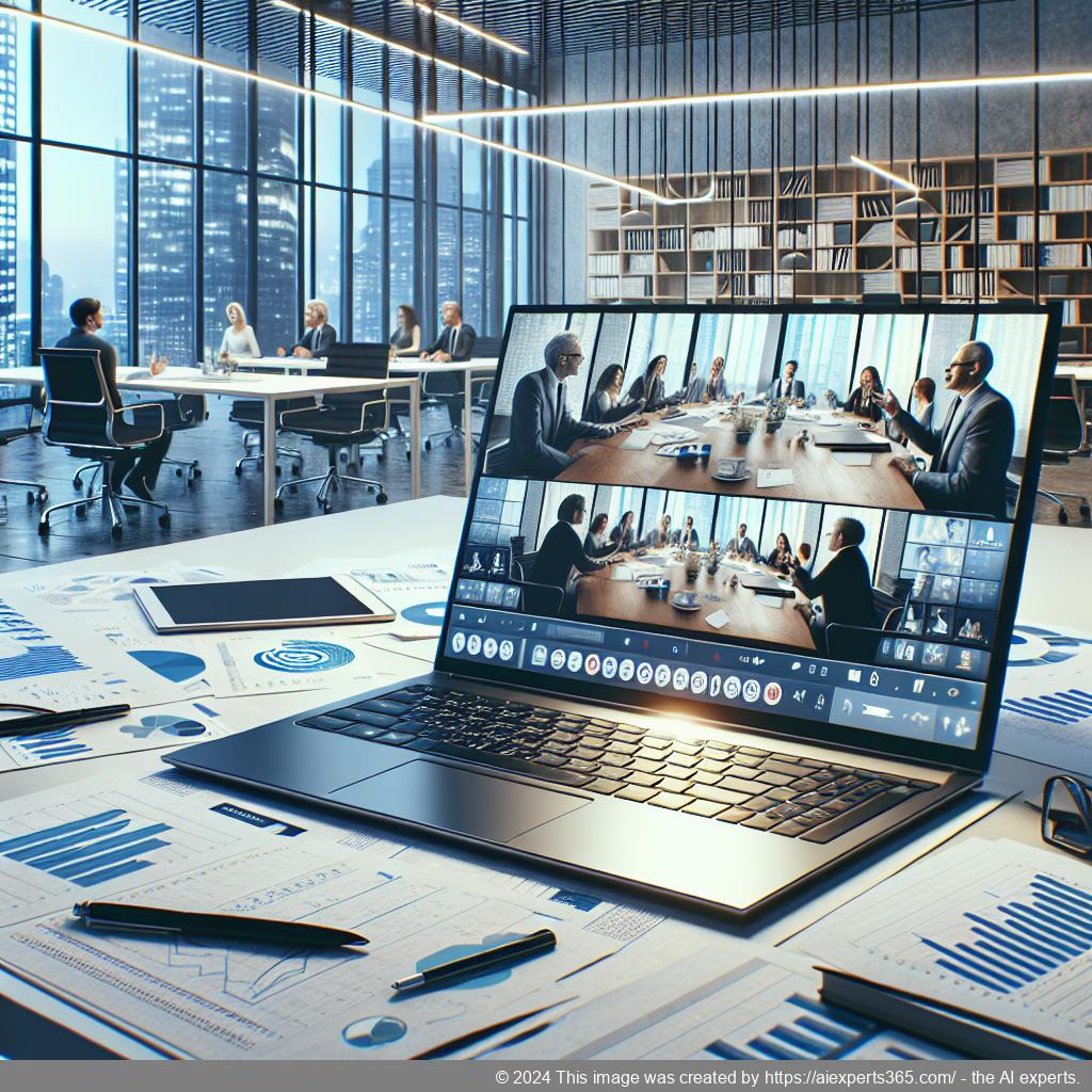 Ein modernes Arbeitsumfeld mit einem virtuellen Büro: Kostenersparnis und Flexibilität für Unternehmen.