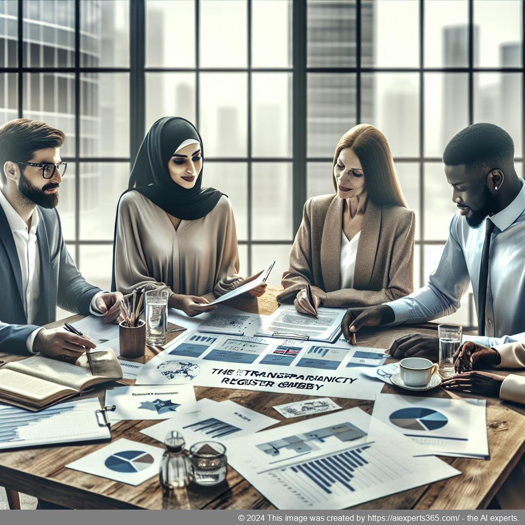 Grafik zur Bedeutung der Transparenzregister Eintragung für Unternehmen in Deutschland.