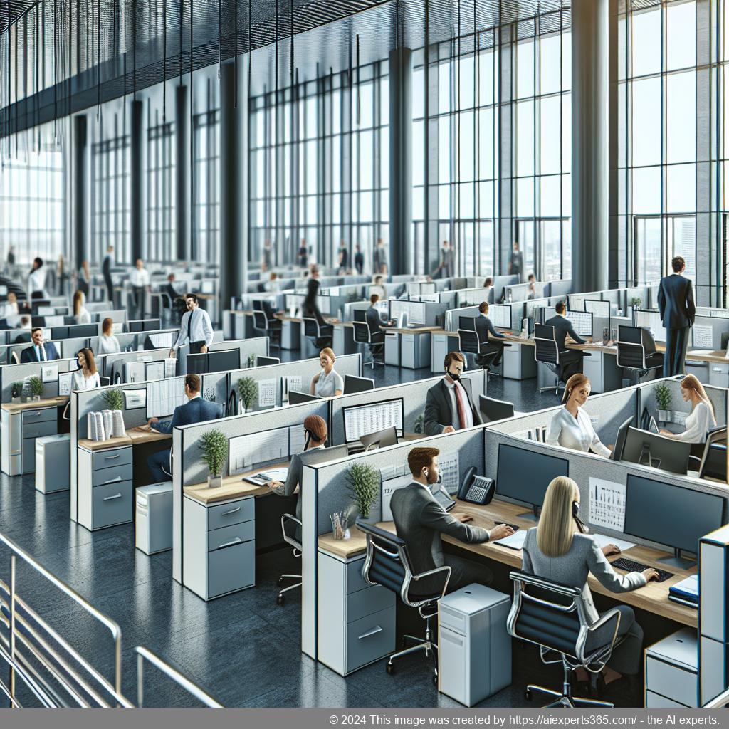 Professionelles Team beim Erbringen von Sekretariatsservices im Business Center Niederrhein