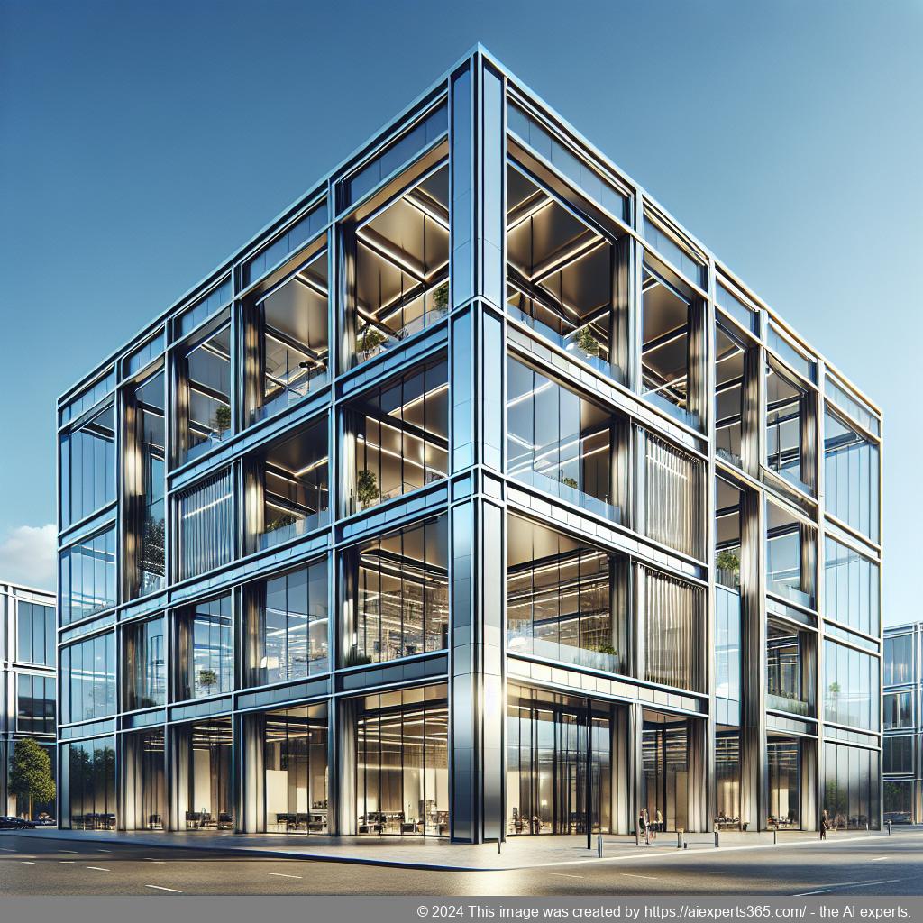 Bild eines modernen Bürogebäudes repräsentativ für eine virtuelle Geschäftsadresse in Düsseldorf-Nord zur Trennung von privater und geschäftlicher Adresse