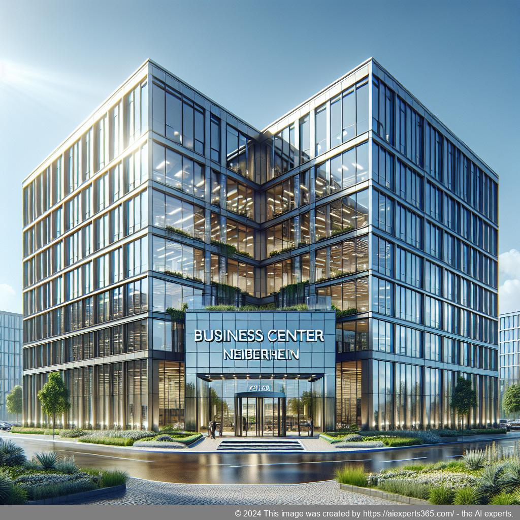 Professionelles Bürogebäude des Businesscenters Niederrhein als ideale virtuelle Geschäftsadresse für Unternehmensgründungen von GmbHs