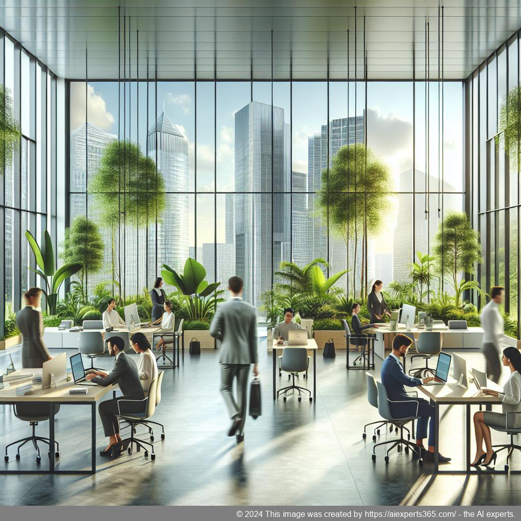 Professionelles Arbeitsumfeld im Business Center Düsseldorf mit modernen Büros für Start-ups.