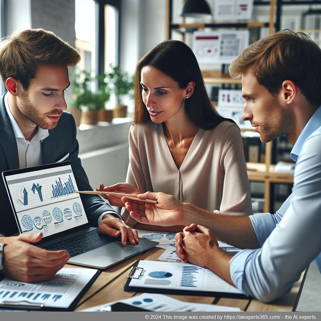 Berater diskutiert mit Gründern über Strategien zur Überwindung bürokratischer Hürden bei der Gründung einer UG/GmbH