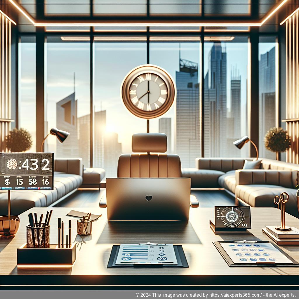 Grafik eines modernen virtuellen Büros mit einer ladungsfähigen Geschäftsadresse für Unternehmer.