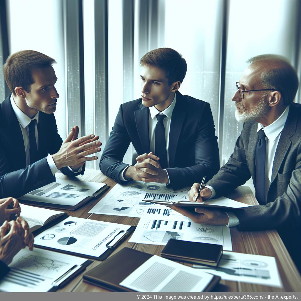 Experten beraten einen angehenden Geschäftsführer bei der Planung seiner GmbH-Gründung