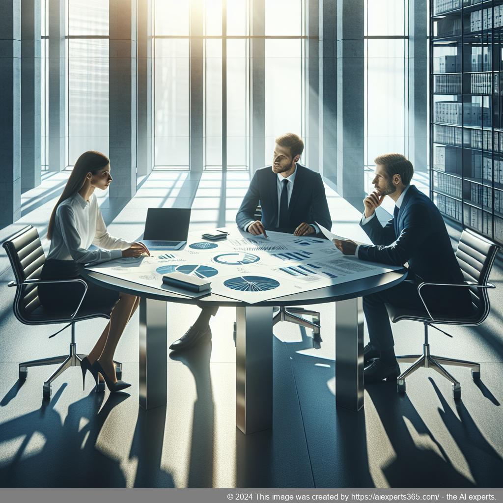 Berater gibt Ratschläge zur Gründung einer GmbH an Unternehmer