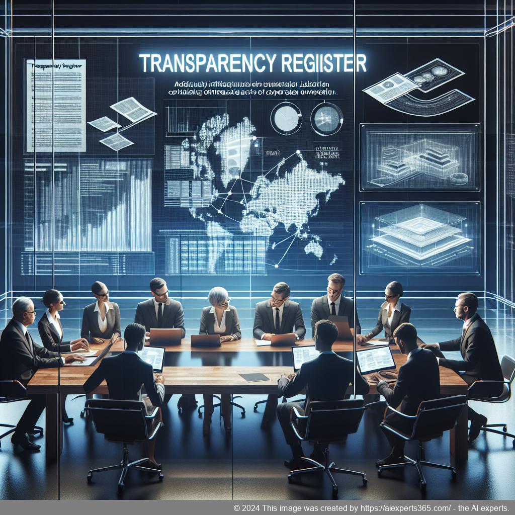 Informationsgrafik zur Anmeldung im Transparenzregister mit wichtigen Schritten und Tipps