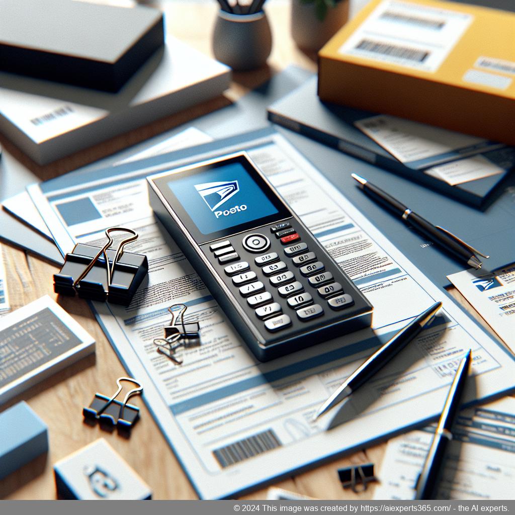 Postservice-Schreibtisch mit offizieller Adresse aber keinem Wohnsitz