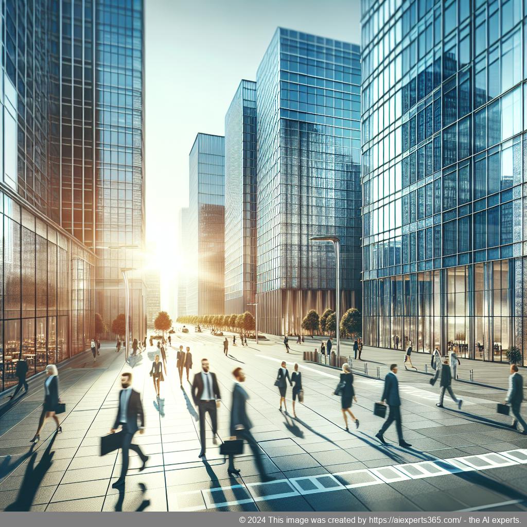 Professionelle Geschäftszentren als mögliche Standorte für gemietete Geschäftsadressen